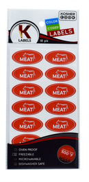 Kosher Labels 18Pk.
