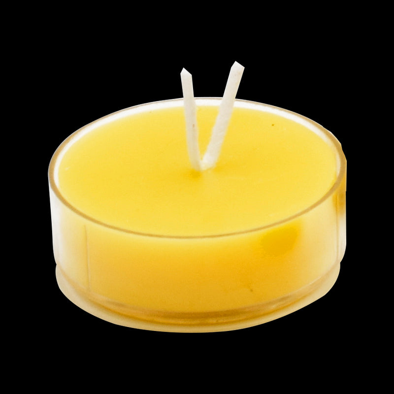 Yaknehaz Tealight Candle: Hand Dipped - Made From Pure Beeswax (1 Pack)