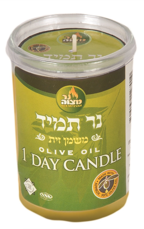 Olive Oil Candle: 1 Day