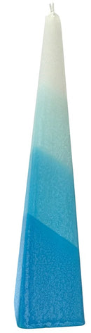 Havdalah Candle: Pyramid Shape - Blue