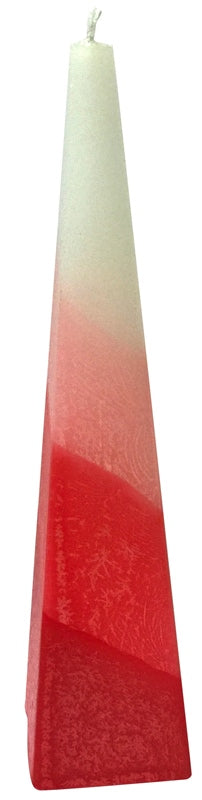 Havdalah Candle: Pyramid Shape - Pink
