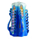 Havdalah Candle: Hand Carved - Multicolor
