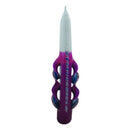 Havdalah Candle: Tapered Hand Carved