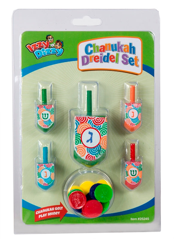 Dreidel Set - Hand Painted (5 Pack)