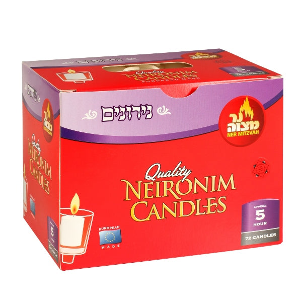 Neironim Candles 5 Hour - 72 Pack