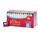 Shabbos Candles: European Made (Pack of 72)