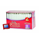 Shabbos Candles: European Made (Pack of 72)