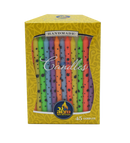45 Pk. Dreidel Art Chanukah Candles