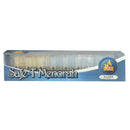 Safety Strip Menorah - Silver