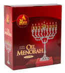 Silver Plated Oil Menorah