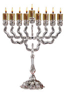 Silver Plated Oil Menorah