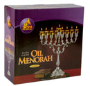 Silver Plated Oil Menorah