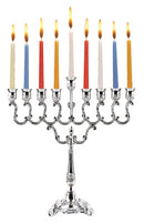 Silver Plated Candle Menorah