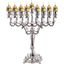 Silver Plated Oil Menorah