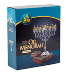 Silver Plated Oil Menorah