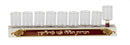 Oil Menorah With Glass Cups