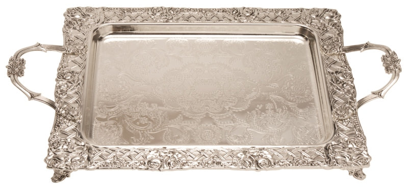 Tray: Square - Silver Plated
