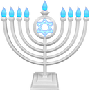 LED Menorah Classic - White