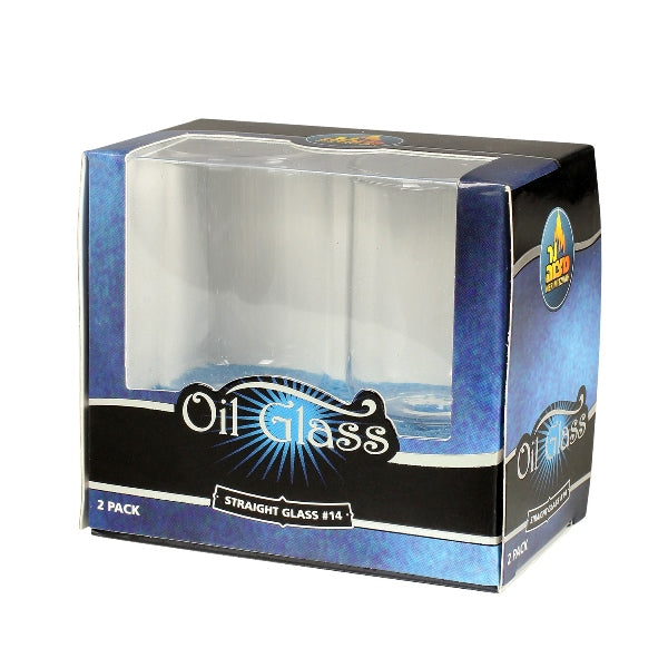 Oil Glass: Straight Glass #14 - 2 Pack