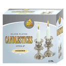 Candlestick Set: Silver Plated (2 Pack)