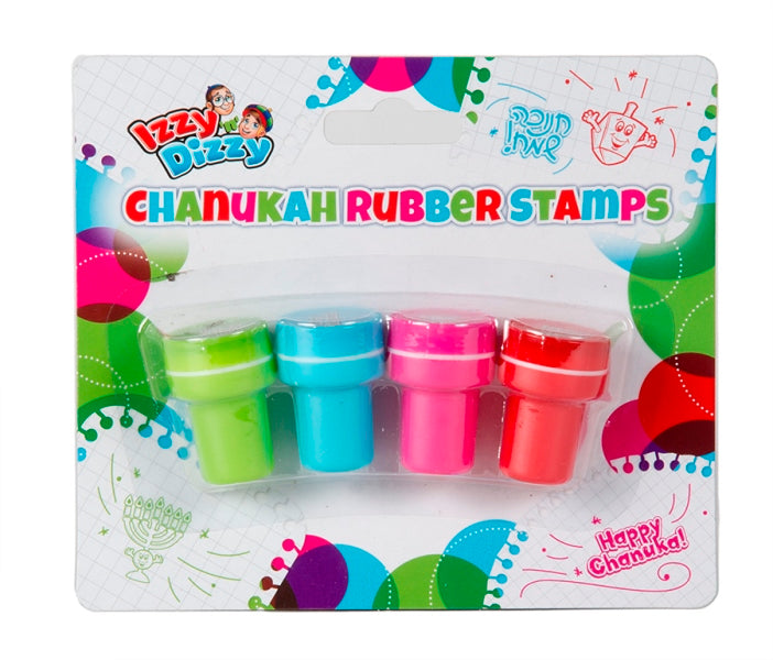 Chanukah Rubber Stamps (4 Pack)