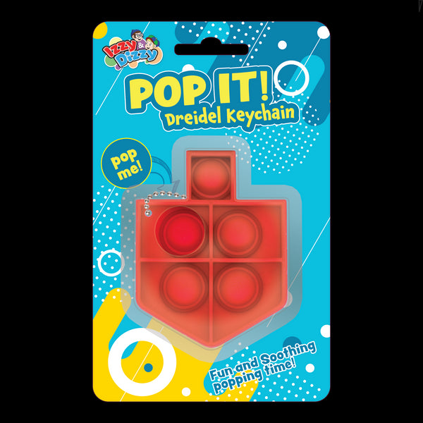 Pop It! Mini Chanukah Dreidel Keychain