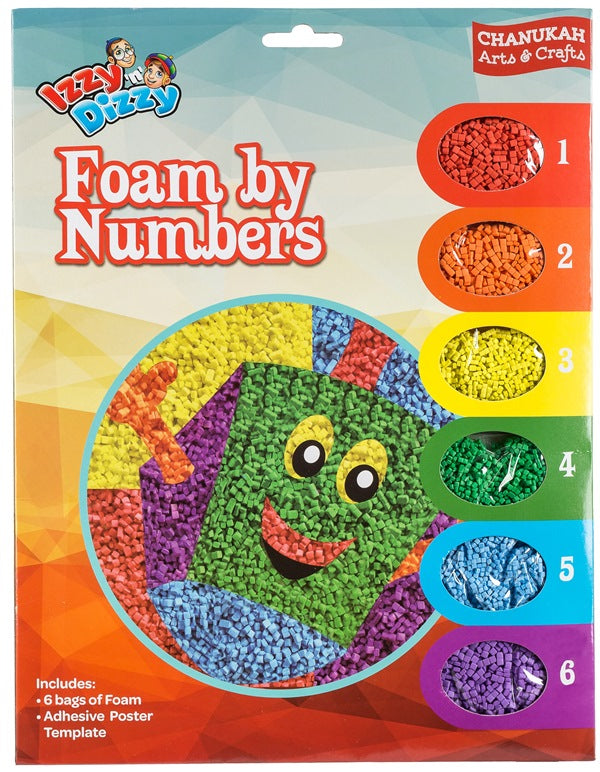 Chanukah Foam By Numbers Kit