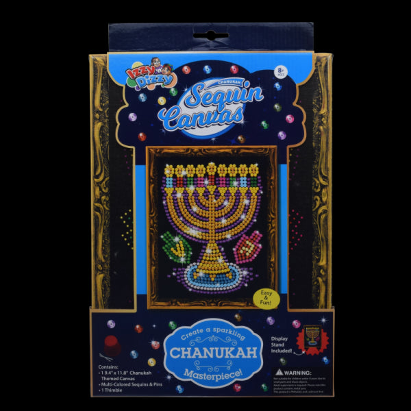 Chanukah Sequins Canvas Kit