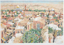 Sukkah Decoration: Old City Mural - 3.75'
