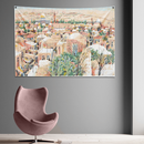 Sukkah Decoration: Old City Mural - 3.75'