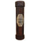 Megillah Case: Leather & Wood With Gold Plate - Brown (Two Tone)