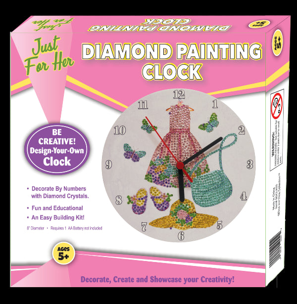 Diamond Painting Clock - Just For Her