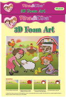 Rina and Dina 3D Foam Art