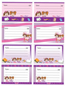 Rina and Dina Name Labels