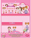 Rina and Dina Friendship Garden Letter Set Writing Paper Set