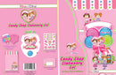 Rina and Dina Candy Shop Letter Writing Stationery Set