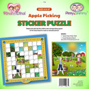 Sticker Puzzle Rina & Dina With Pinny & Shimmy - Apple Picking