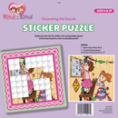 Sticker Puzzle Rina & Dina - Decorating the Sukkah