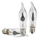 Flickering Replacement Bulbs Fits Most Electric Menorahs: Set of 3