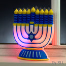 Chanukah Led Window Decoration: Color Changing Bulbs
