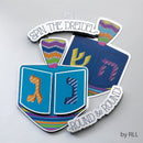 3D Dreidel Decoration: Includes Hook For Hanging