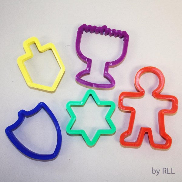 Chanukah Cookie Cutters: Set of 5 & Cookie Recipe