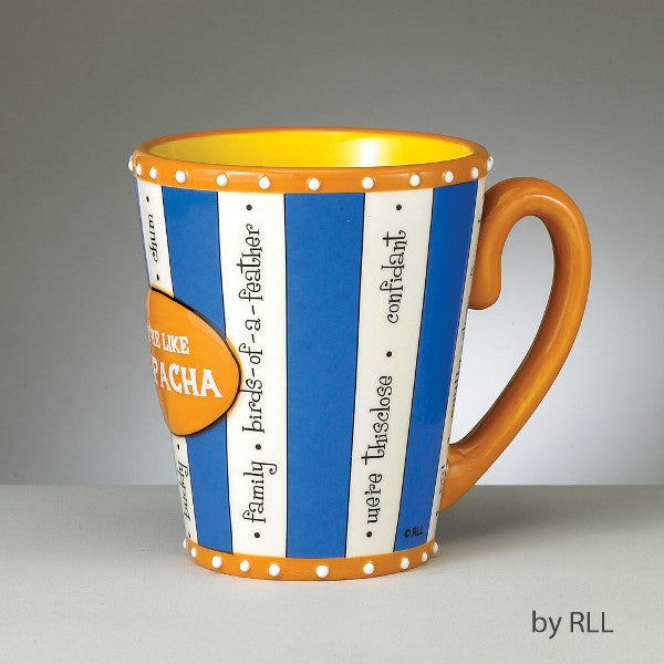 Mug: Ceramic - "You'Re Like Mishpacha" Hand Painted