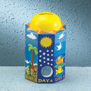 Tzedakah Box: Ceramic - 7 Days of Creation