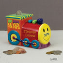 Tzedakah Express: Handpainted Ceramic Tzedakah Box