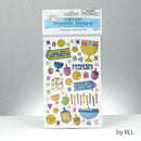 Chanukah Prismatic Stickers: Great For Scrapbooking!