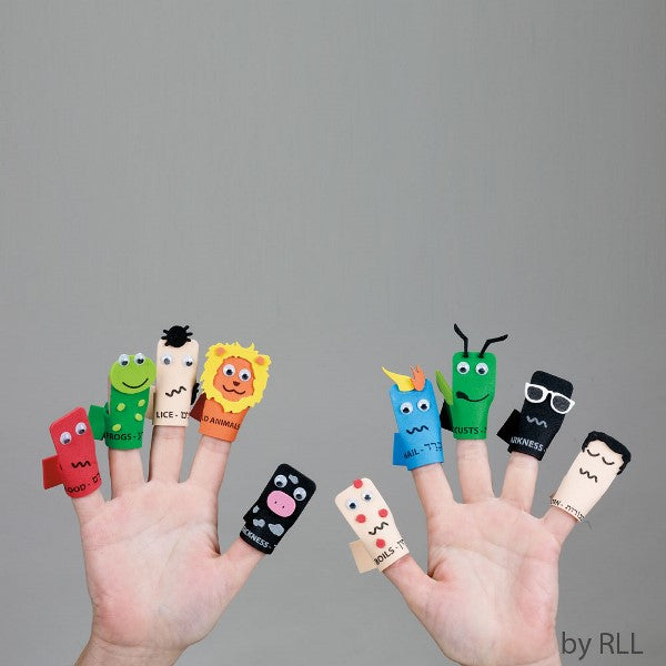 Passover Foam Finger Puppet Kit: Includes One Foam Puppet For Every Finger