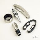 Complete Wine Accessories Set: Bottle Shaped