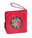 Mini Zipper Siddur Eis Ratzon with Embroidery - Red