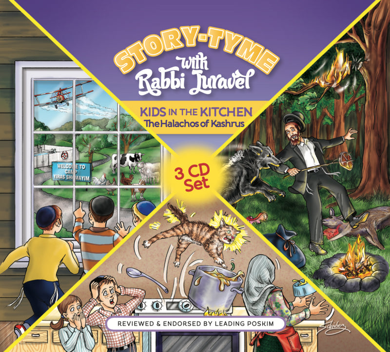 Story-Tyme With Rabbi Juravel - Kids in the Kitchen: The Halachos of Kashrus (3 CD Set)